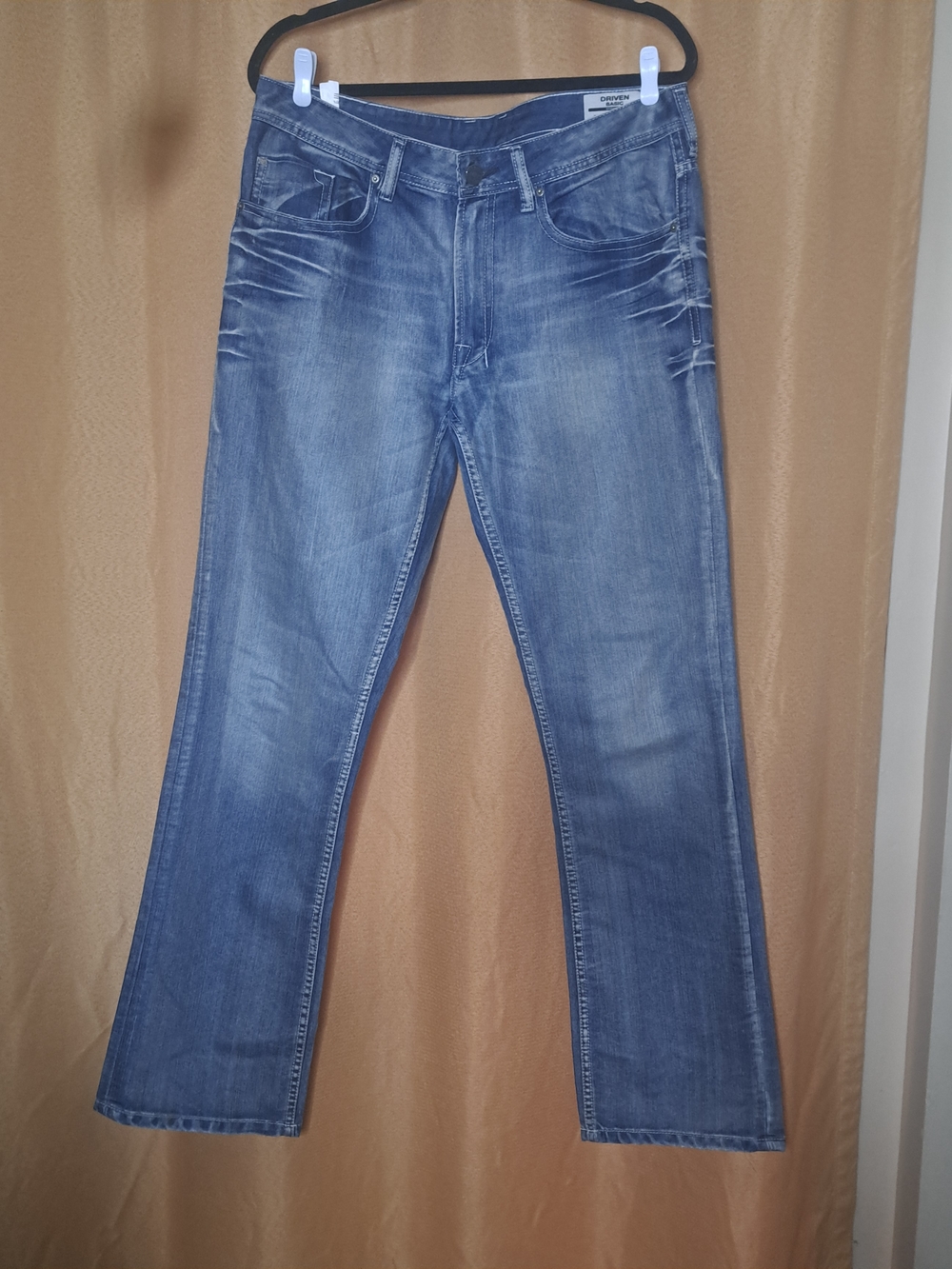 Buffalo David Bitton Men’s Medium Blue Straight-Leg Jeans